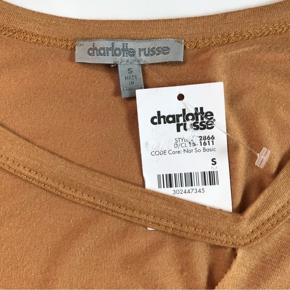 Shredded Burnout long sleeve tunic top S Harvest Gold Size SMALL NEW WITH TAG - Picture 6 of 11